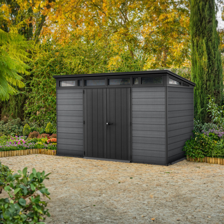 Curver Căsuță de grădină din plastic Cortina 2.0 11x7 gri [3]