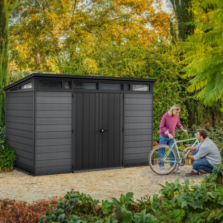 Curver Căsuță de grădină din plastic Cortina 2.0 11x7 gri [1]