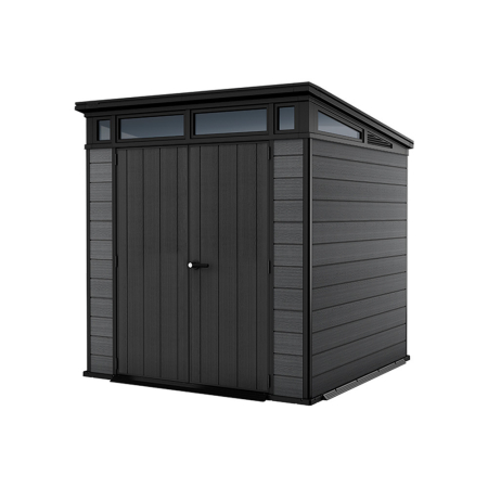 Produse temporar indisponibile - Curver Căsuță de grădină din plastic Cortina 7x7 gri