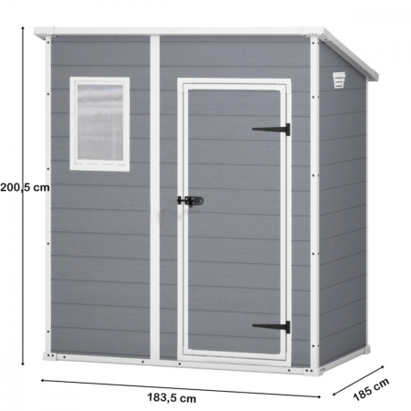 Curver Căsuță de grădină din plastic Manor 6x6 [1]