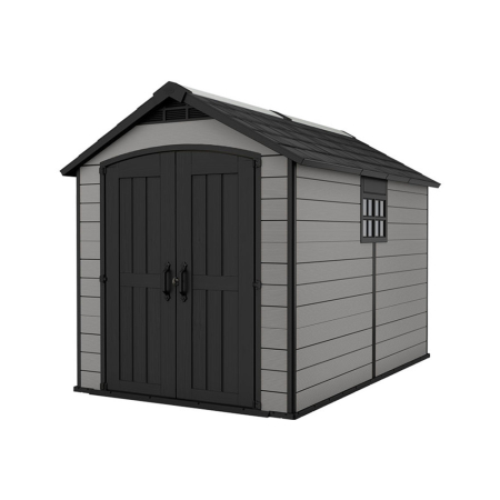 Casetă de grădină - Curver Căsuță de grădină din plastic Premier 7511, gri-maroniu