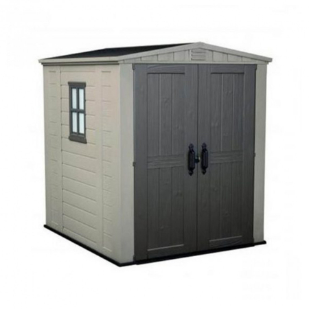 Produse temporar indisponibile - Curver Căsuță de grădină FACTOR 6x6, culoare bej-taupe