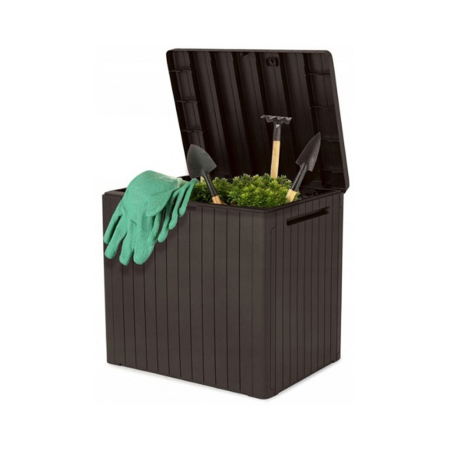 Curver Container de grădină din plastic City 113L maro [3]