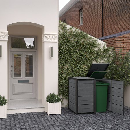 Curver Coș de gunoi ascuns pentru exterior 240 l [3]