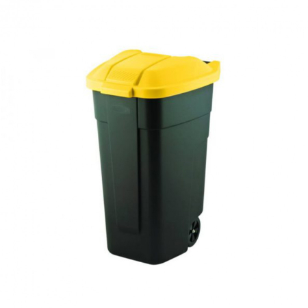 Produse temporar indisponibile - Curver Coș de gunoi selectiv cu roți 110L