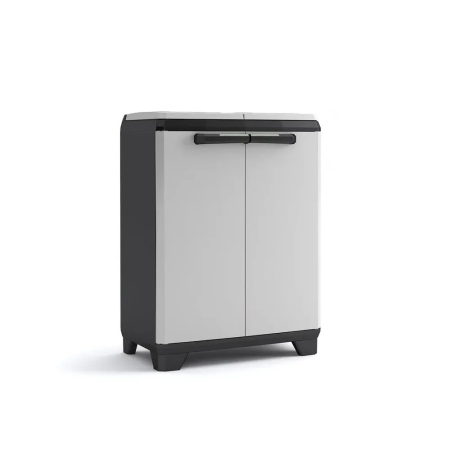 Produse temporar indisponibile - Curver Coș de gunoi selectiv Split Premium container din plastic gri-negru