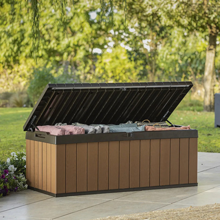 Curver Cutie de depozitare pentru grădină Darwin 380L maro [2]