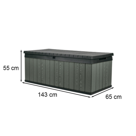 Curver Cutie de depozitare pentru grădină Darwin 380L verde [2]