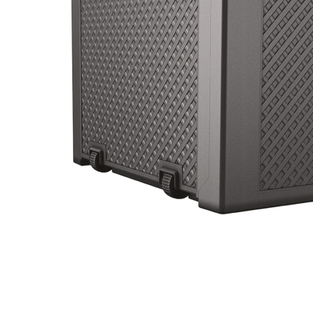 Curver Cutie de depozitare pentru grădină Emily 270L, antracit, din plastic [2]