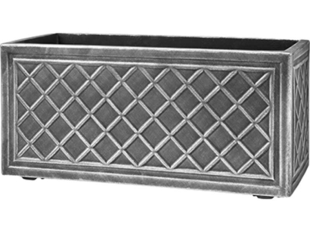 Produse temporar indisponibile - Curver Cutie de flori cu efect de plumb 70cm 59l