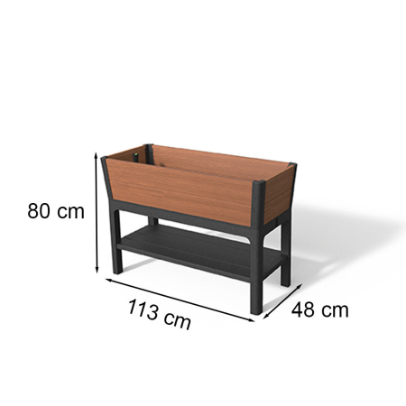 Curver Cutie de flori din plastic Darwin pentru grădină, RPO [2]