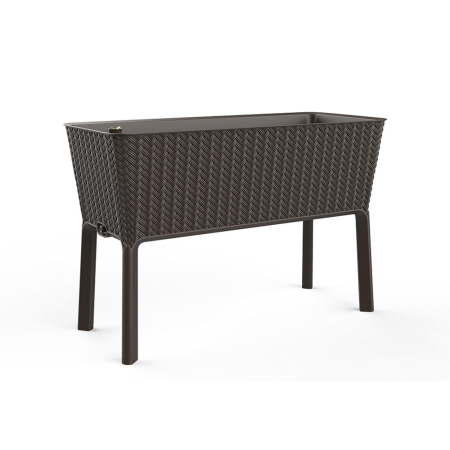 Curver Cutie de flori Splendor din plastic, 120 l, din răchită și ratan [0]