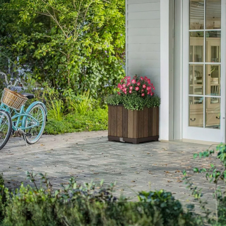 Curver Cutie decorativă pătrată din plastic pentru flori, 61 L [1]