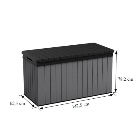 Curver Darwin container de grădină 570L grafit [5]