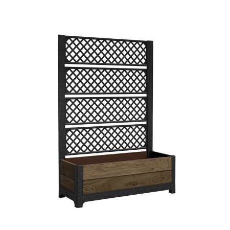 Grădină - Curver Deco lalea înapoiat ghiveci 110l nuc