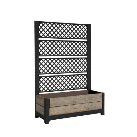 Grădină - Curver Deco lalea înapoiat plantator 110l lemn de frasin