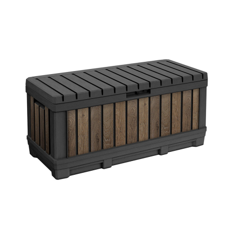 Casetă de grădină - Curver Decocoat kentwood plastic gradina container 350l nuc