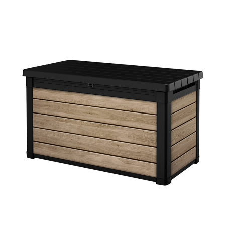 Casetă de grădină - Curver Decocoat ladă de grădină din plastic 380 l lemn de frasin