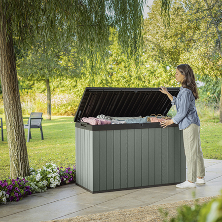 Curver Depozitare de grădină Darwin cu separator 662L verde [3]