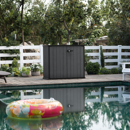 Curver Depozitare de grădină din plastic Cortina Bella gri [6]