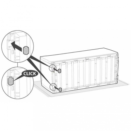 Curver Depozitare în grădină Capri [1]