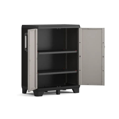 Curver Dulap din plastic Pro Base gri-negru [2]