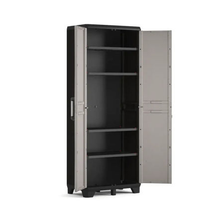 Curver Dulap din plastic Pro Tall gri-negru [3]