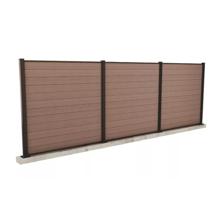 Curver Fence evotech plastic lemn cereale gard panou pachet maro [4]