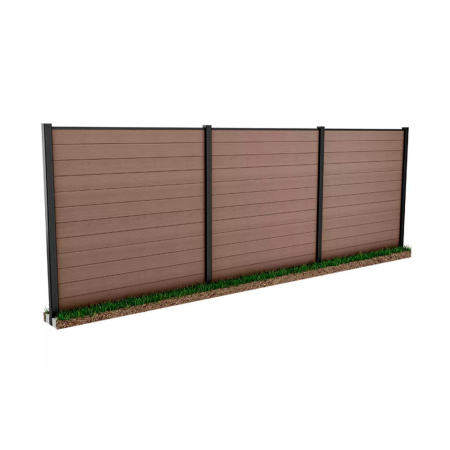 Curver Fence evotech plastic lemn cereale gard panou pachet maro [5]