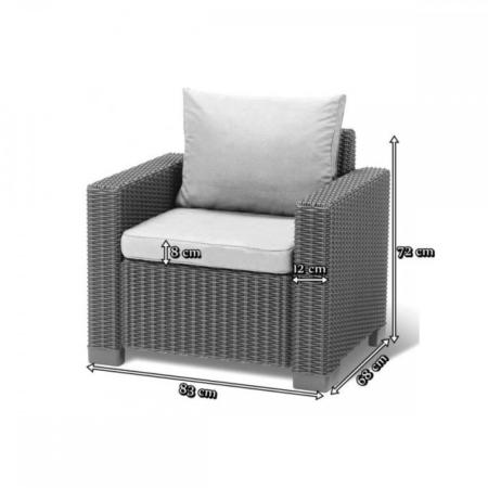 Curver Fotoliu de grădină California Duo [2]