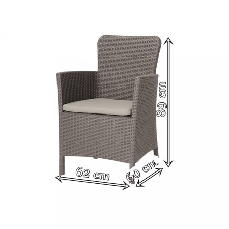 Curver Fotoliu de grădină Miami DC [1]