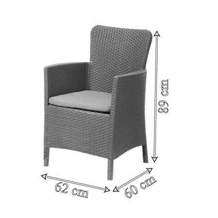 Curver Futon 4+1 set de mobilier de grădină [2]