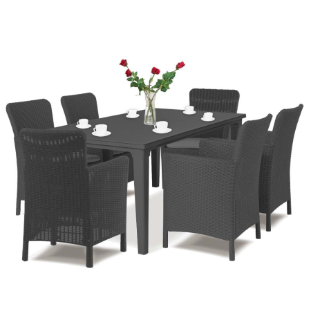 Set mobilier grădină - Curver Futon 6+1 set de mobilier de grădină