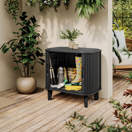 Curver Garden luxe plastic în aer liber dulap blocabil gri [1]