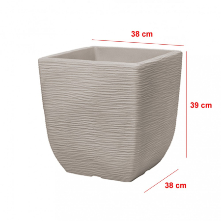 Curver Ghiveci de flori Cotswold pătrat 32 cm [1]