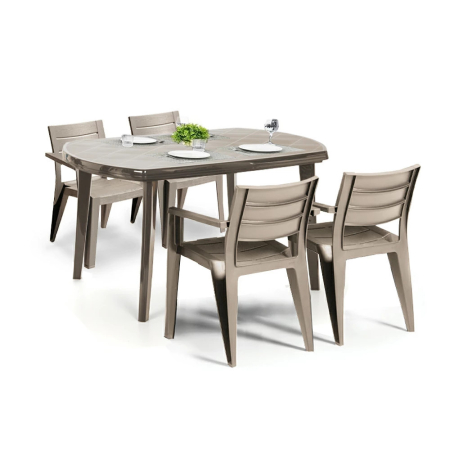 Produse temporar indisponibile - Curver Jelise 4+1 set de mobilier de grădină