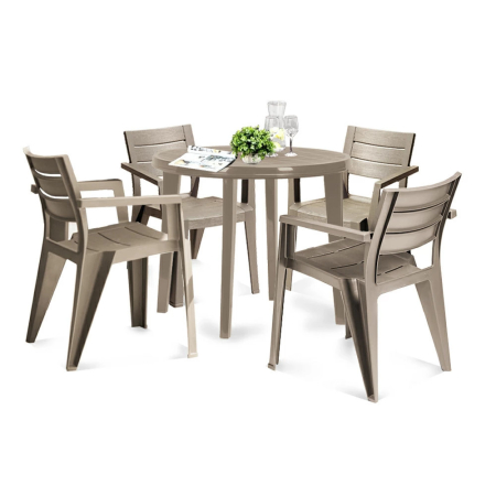 Set mobilier grădină - Curver Julisa 4+1 set de mobilier de grădină
