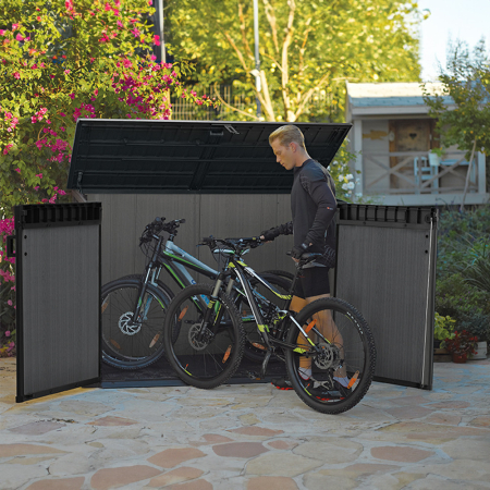 Curver Ladă de grădină din plastic Cortina Mega gri [5]