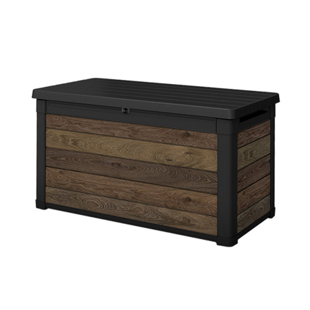 Casetă de grădină - Curver Ladă de grădină din plastic Decocoat 380 l nuc