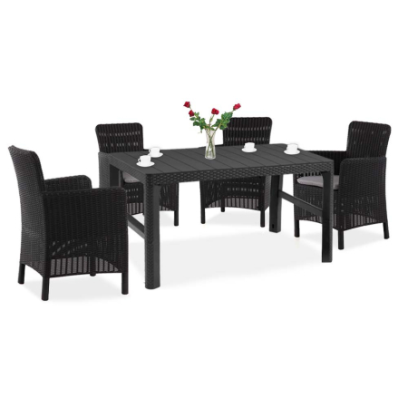 Mobilier grădină - Curver Lyton 4+1 set de mobilier de grădină