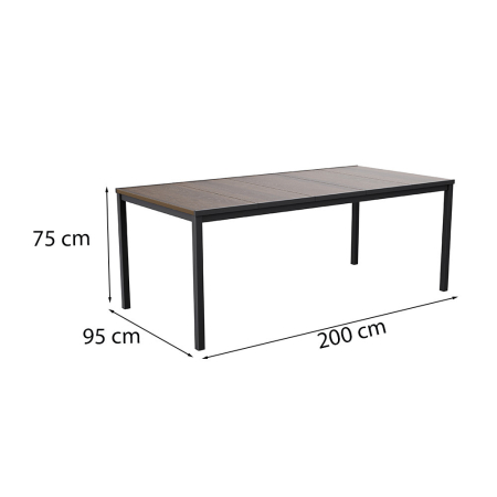 Curver Masă de grădină din plastic Porto 200 [2]