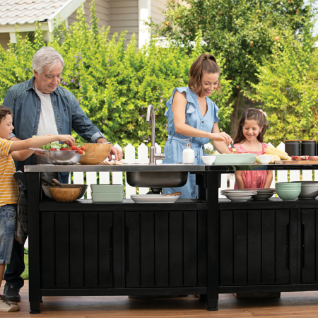 Curver Masă de grătar de grădină Unity Chef din plastic [9]