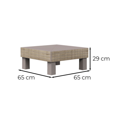 Curver Masă Elements Signature fără pernă frasin [2]