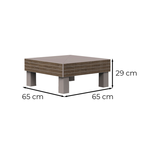 Curver Masă Elements Signature fără pernă, nuc [2]