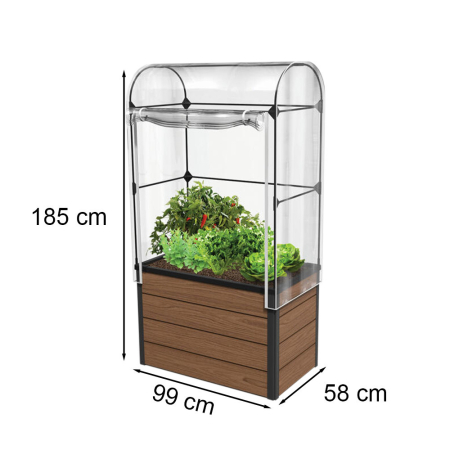 Curver Pat de flori cu seră de arțar [2]