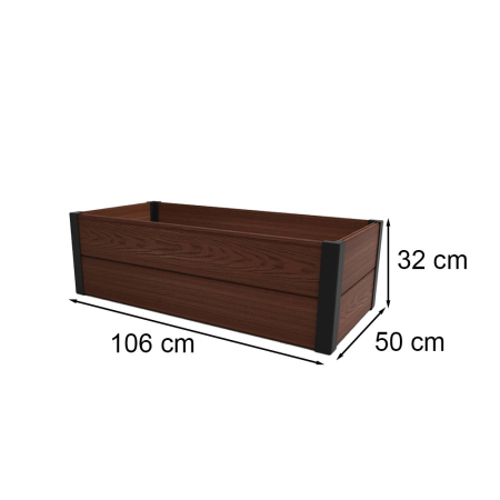 Curver Pat de flori ridicat de arțar [2]