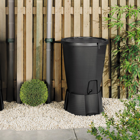 Curver Rezervor de apă de ploaie din plastic Indigo Water Butt, 220L, grafit [1]