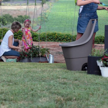 Curver Roabă de grădină din plastic Easy Go Breeze, 50 l [1]