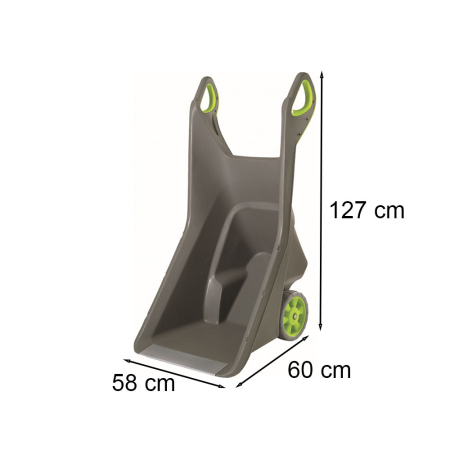 Curver Roabă de grădină din plastic Realbarrow 100 l [2]