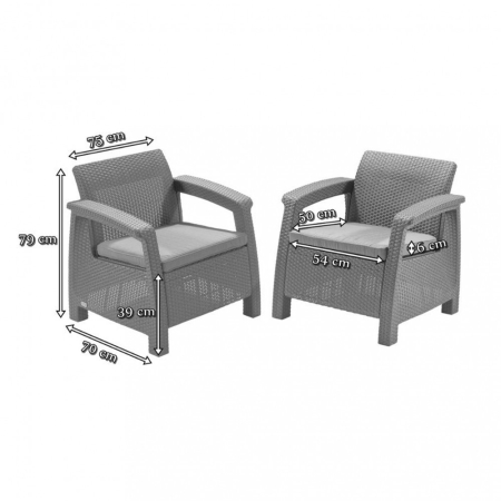 Curver Scaun de grădină Corfu II [1]